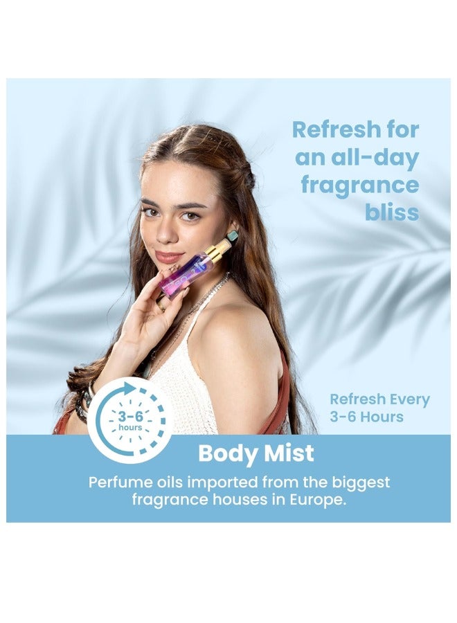 So..? So...? Summer Escapes Women's Body Mist Bundle | 200ml | Pack of 3 | Includes Ibiza Dreams, Bali Breeze & Majorca Love | Fruity, Floral & Tropical Scents | Long-Lasting & Refreshing Fragrance Sprays - Image 5