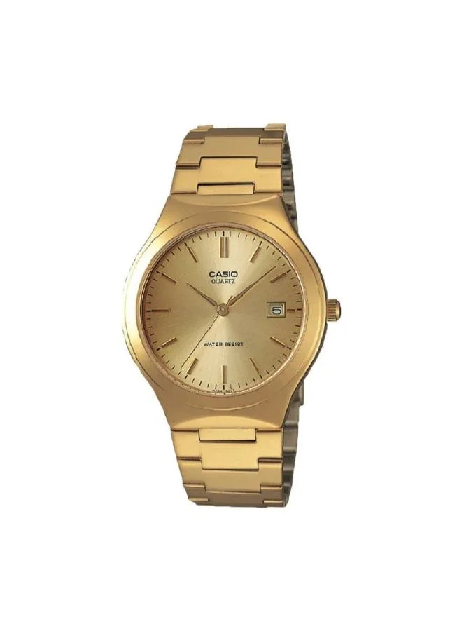 Casio Men's Analog Display Watch With Gold Stainless Steel Strap - MTP-1170N-9A