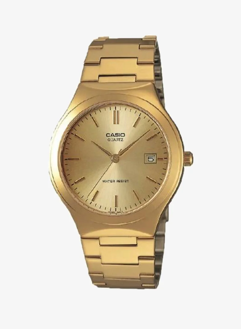 Casio Men's Analog Display Watch With Gold Stainless Steel Strap - MTP-1170N-9A