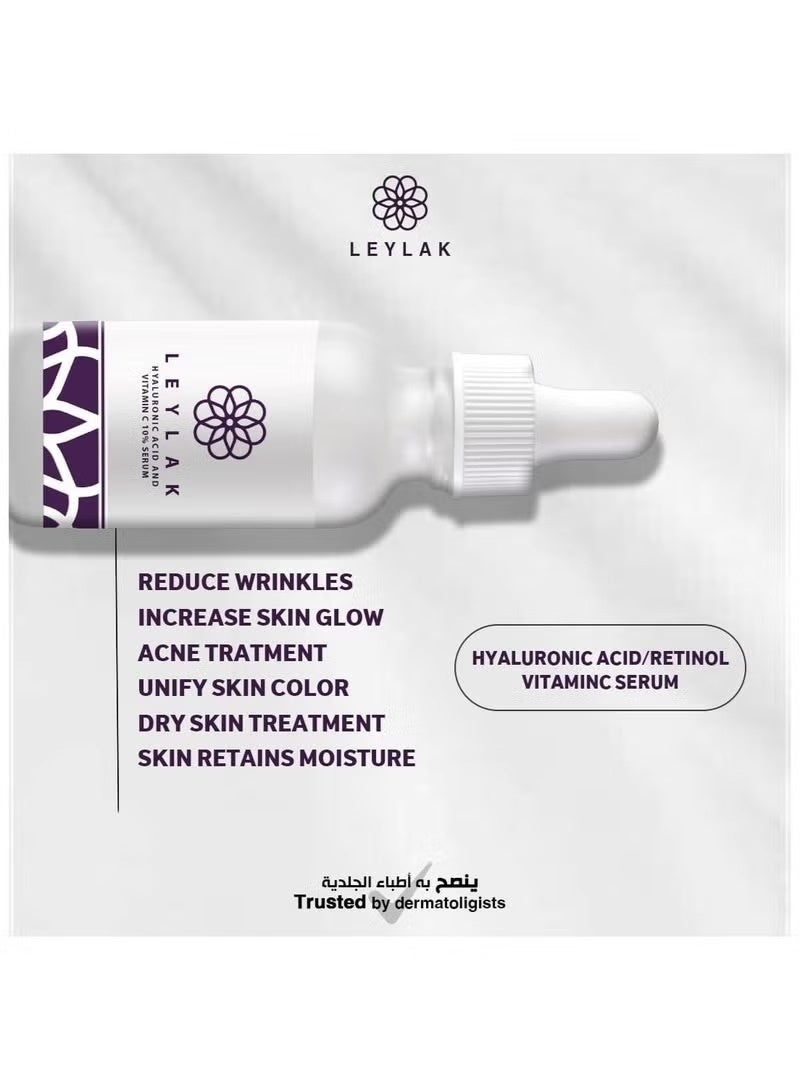 ليلاك سيروم الهيالورونيك اسيد وفيتامين سي من ليلاك - Image 3