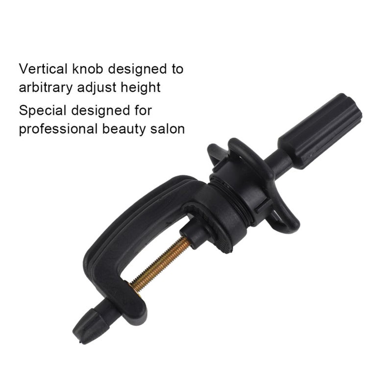 Wig Head Mold Holder Stand Bracket Hairdressing Training Tool Tripod False Head Mold StandBlack - Image 3