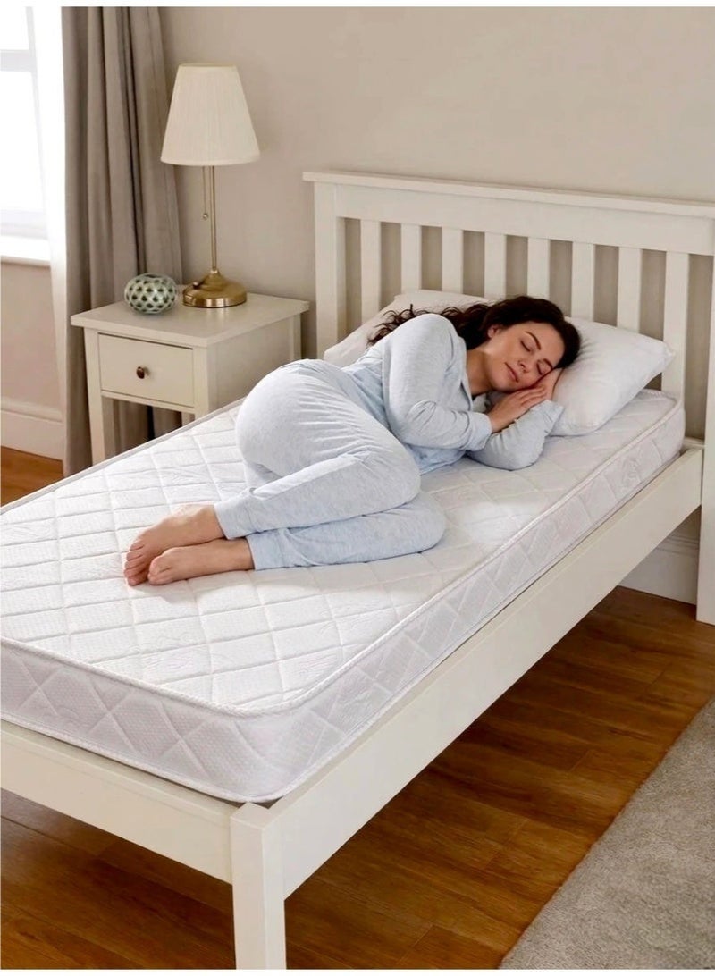 SMART HOME Single Bed Foam Mattress – Comfortable and lightweight for sleeping and entertaining – Soft microfiber fabric – 190x90x10 cm – Elegant design – Easy to store, suitable for children and adults - Image 4