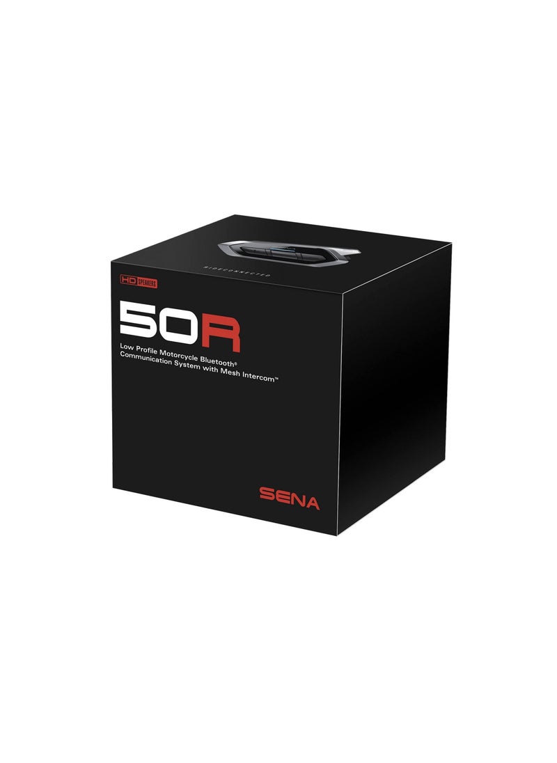 Sena 50R Harman Kardon، نظام اتصالات، 50R-02 مجموعة سماعة بلوتوث واحدة للدراجات النارية (سماعة واحدة)، 50R-02