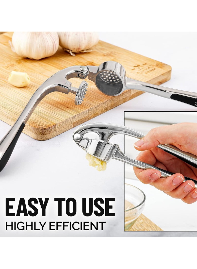 لوبيتيز المتقدمة الثوم الصحافة ، فضي - مانع االصدأ وغسالة صحون الأمن المهنية الثوم سحق أداة - من السهل الضغط ، وسهلة التنظيف ، والتعامل مع لينة ، وبيئة العمل - Image 4