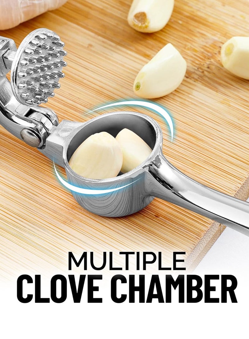 لوبيتيز المتقدمة الثوم الصحافة ، فضي - مانع االصدأ وغسالة صحون الأمن المهنية الثوم سحق أداة - من السهل الضغط ، وسهلة التنظيف ، والتعامل مع لينة ، وبيئة العمل - Image 5