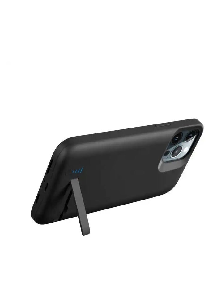GULFLINK Wireless Protective Charging Case Cover For iPhone 15 Pro Max 6000mah Black - Image 2