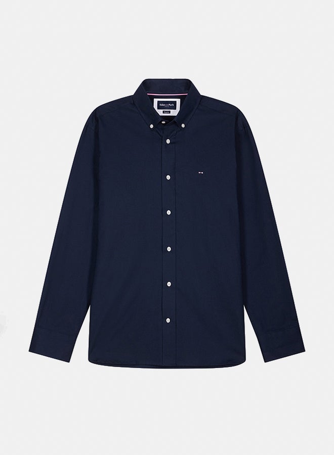 Eden Park Regular fit twill checked shirt  - Image 5