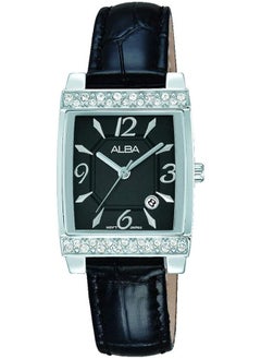 Leather Analog Watch AH7H73X