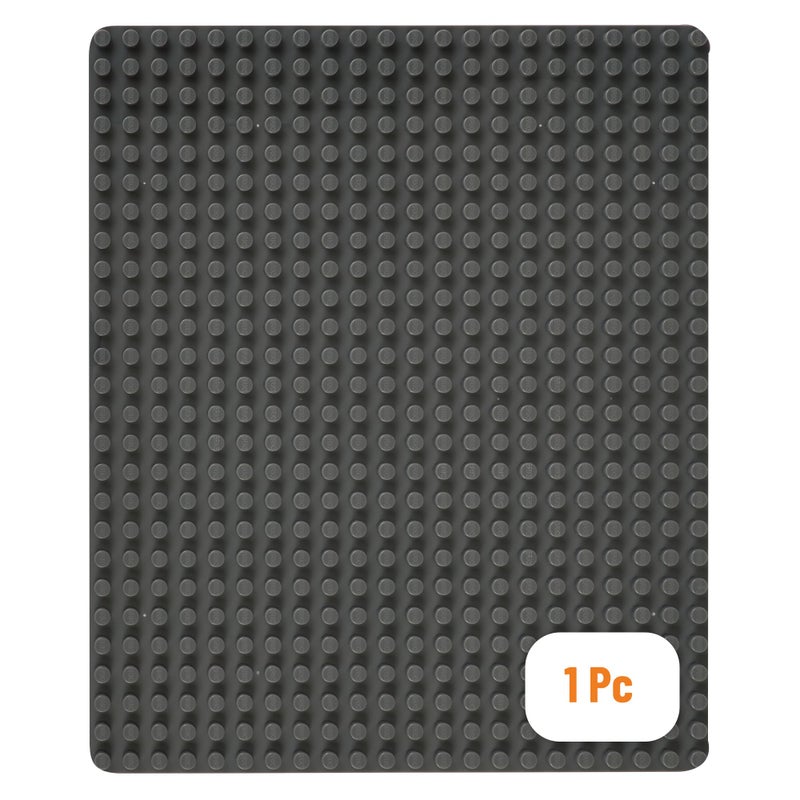 Strictly Briks Brick Baseplate Compatible with Lego Building Bricks Stackable Baseplate for Building Toys 1375 x 1625 in Grey Pack of 1 - Image 2