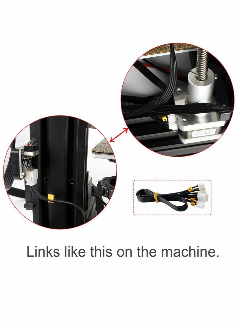 Y&D - Stepper Motor Line Limit Switch Set, 3 Pcs X Y Z Axis Line, Limited and Endstop Cable - Image 1