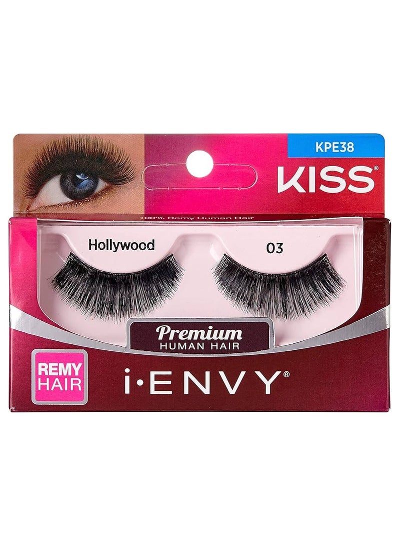 KISS Hollywood  Premium Human Hair 03 KPE38