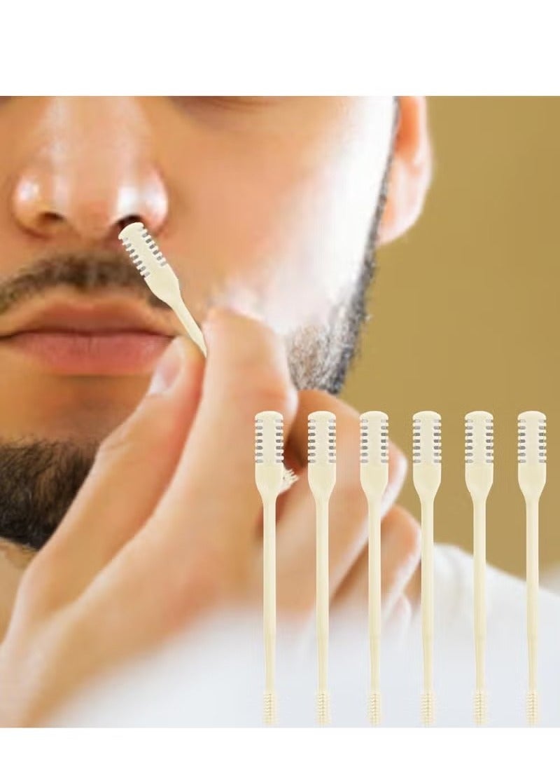 2-in-1 Nasal Hair Cutter, Upgrade Double Sided Nose Hair Knife, 360° Nostril Hair Remover Tool, Nose Hair Trimmer, Nasal Hair Cutter for Men Women, with Soft Cleaning Brush - Image 4