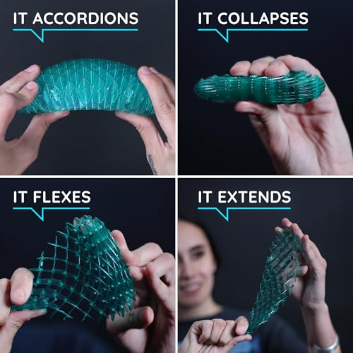 Morf Fidget Worm Toy - Flexible 3D Sensory Slug Figgy Toy for Kids, Teens, and Adults – Stretchy, Quiet, Stress and Anxiety Relief, Focus - For Play, School, Work Gifts, Great For Classroom and Office - Image 3