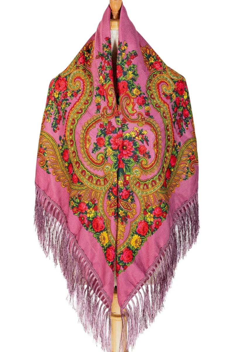 دىدانيالا Anastasia Women's Eastern European Cotton Tassel Shawl