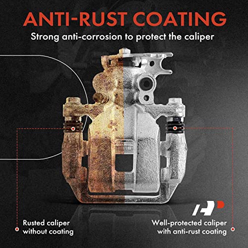 A-Premium Disc Brake Caliper Assembly with Bracket Compatible with Select Hyundai Models - Elantra 2011-2016, Elantra Coupe 2013-2014 - Rear Driver and Passenger Side, 2-PC Set - Image 5