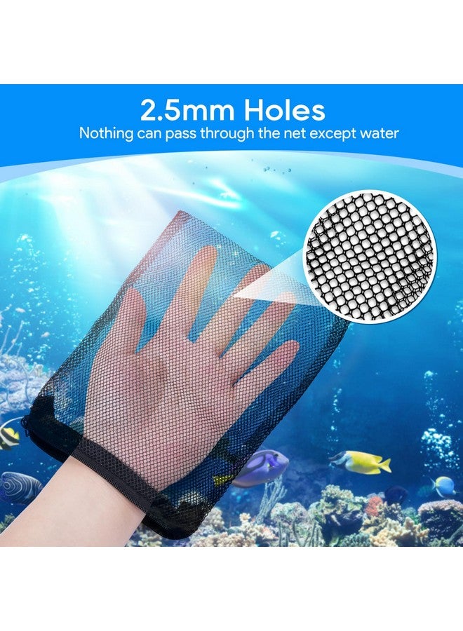 Cunina Cunina Aquarium Filter Media Bags for Aquarium with Zipper, Reusable Strong Polyester Fine Mesh Bag for Activated Carbon, Bio Filter Balls, Ceramic Rings, Filter Stones, Biospheres 8 Pack 7.8" x 5.9"  - Image 5