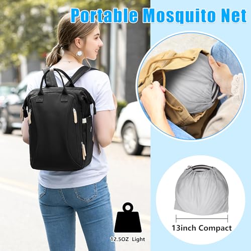 Axcoix 77 * 30 * 23 Inch Large Pop Up Mosquito Tent, Portable Foldable Mosquito Net for Bed Camping Travel Patio - Image 4