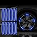 Maicican Blue a Reflective PVC Wheel Eyebrow Stickers Set of 20 Night Safety Warning AntiScratch Waterproof Outdoor Use - Image 2