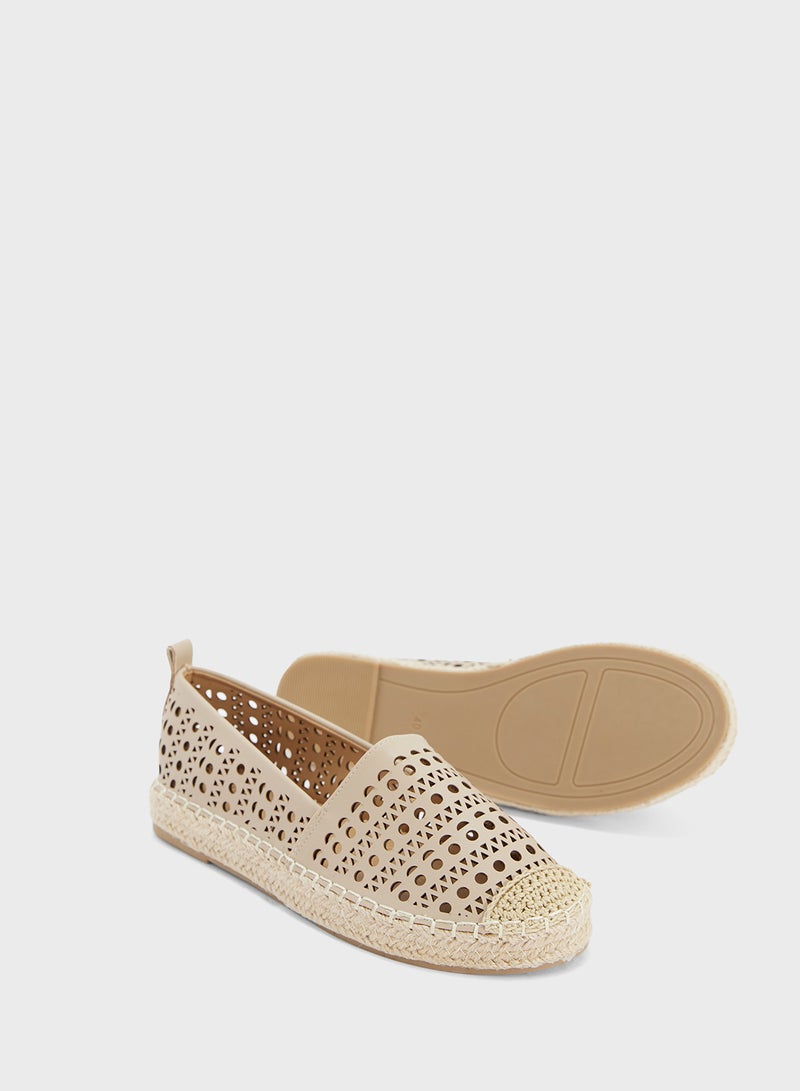 ELLA Laser Cut Espadrille  - Image 3