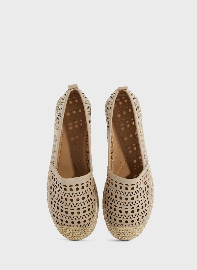 ELLA Laser Cut Espadrille  - Image 4