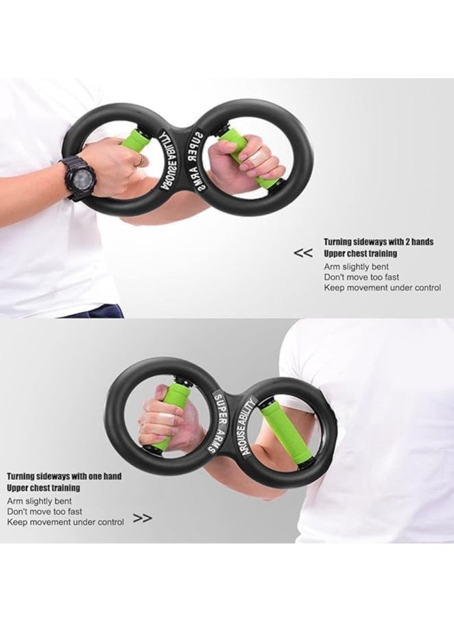 QSHOP® Wrist Strengthener Trainer Eliminates Fatigue and Strengthens Grip 10kg Improve Sleep ABS Promotes Blood Circulation for Home Office Workers