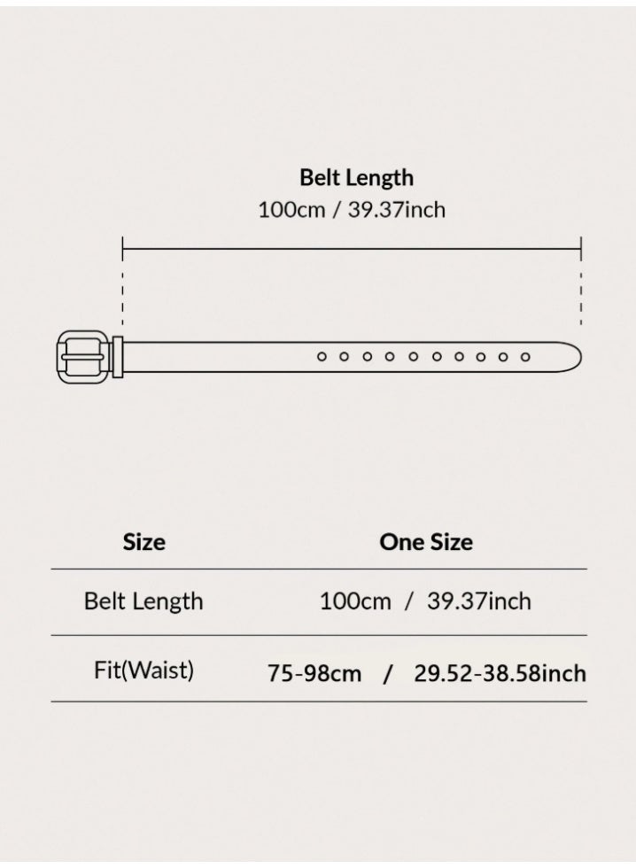 Shein 4-Piece Thin Gold-Tone Buckle Belt Set for Women – Perfect for Summer, School, Fall & Halloween - Image 4