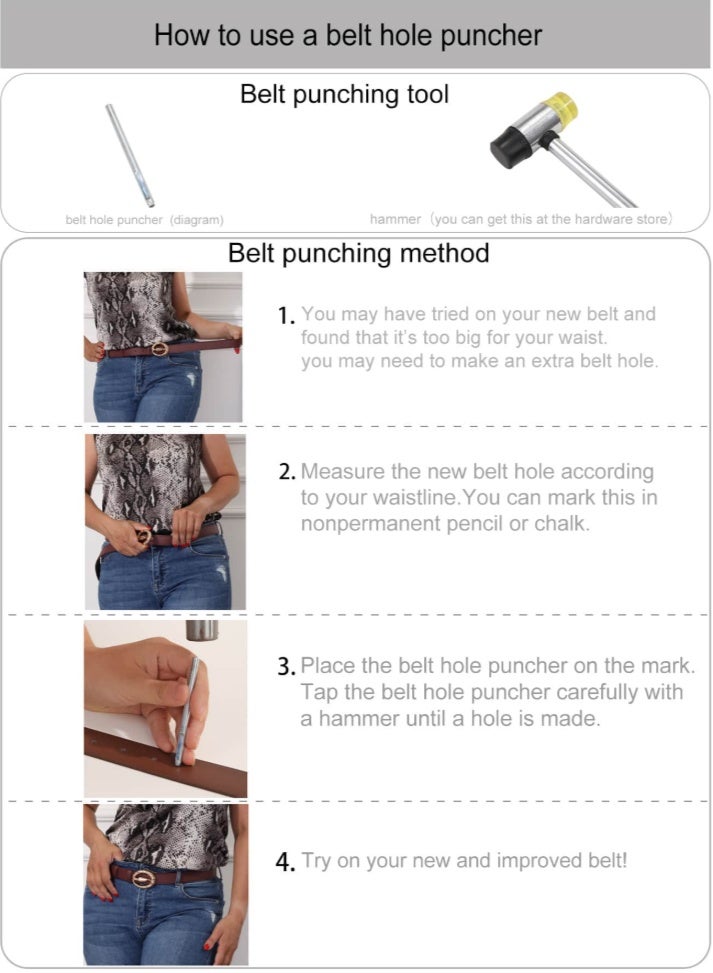 Shein 4-Piece Thin Gold-Tone Buckle Belt Set for Women – Perfect for Summer, School, Fall & Halloween - Image 3