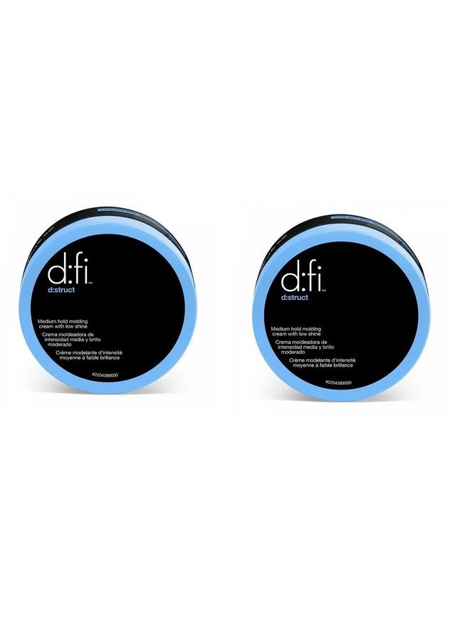 D:fi Hair Distruct Medium Hold Molding Creme 2 Pack 2.65 oz - Image 2