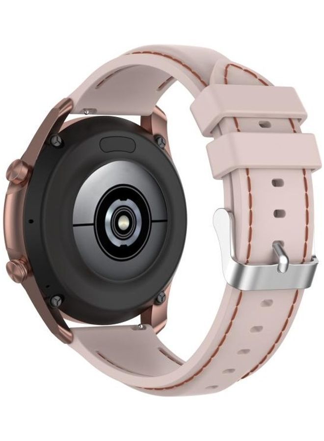 NIBEMINENT Silicone Replacement Strap Watchband For Samsung Galaxy Watch 3 41mm / Active2 Active Gear Sport 20mm Pink - Image 5