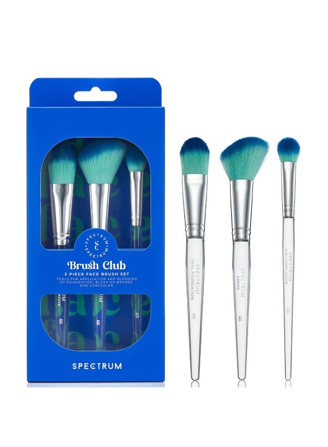 Spectrum Spectrum Brush Club 3 Piece Brush Set  - Image 2