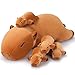 Auspicious beginning 5 PCS Capybara Plush Stuffed Animal FamilyCapybara Plush 20 Large Mommy Plushies with 4 Baby Plushie Toy for Kids Kawaii Body Pillow Christmas Birthday Gifts for Kids Boys Girls - Image 2