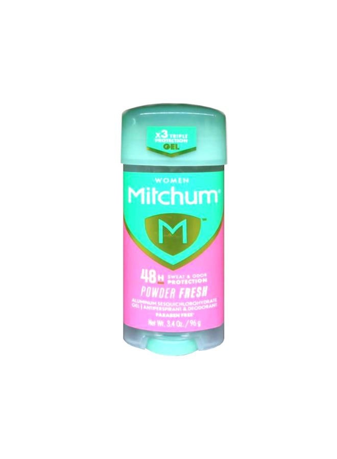 Mitchum For Women Anti-Perspirant Deodorant Clear Gel Powder Fresh 3.40 oz (Pack of 3) - Image 2