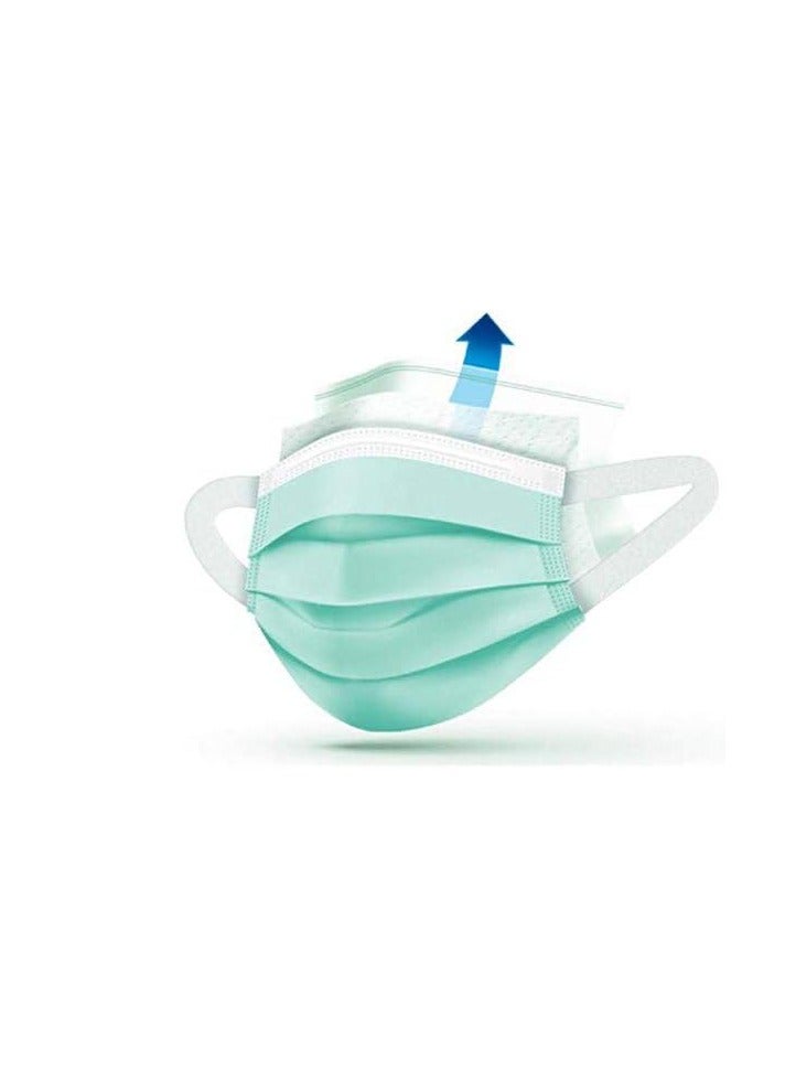 evony 3 layers Surgical Face Mask with Soft Elastic Ears 50 peices  - Image 1