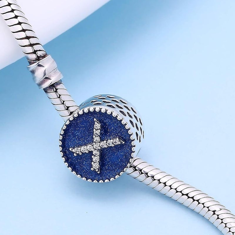 سو كيس Solid 925 Sterling Silver Letter Beads Complete A~Z Gift Options Alphabet Charm Fit Pandora European Bracelets - Image 2