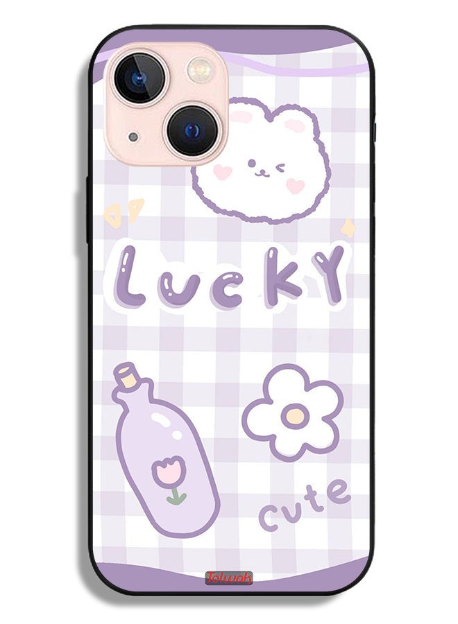 Tolwak Apple iPhone 13 mini Protective Case Lucky Cute - Image 1