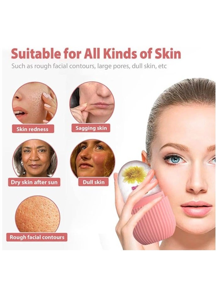 أداة تدليك الوجه وتدليك الوجه وأدوات العناية بالبشرة لجمال الوجه وعيون الوجه وإزالة الخطوط الدقيقة وتقليص المسام وتقليل حب الشباب وتليين الجلد - Image 3