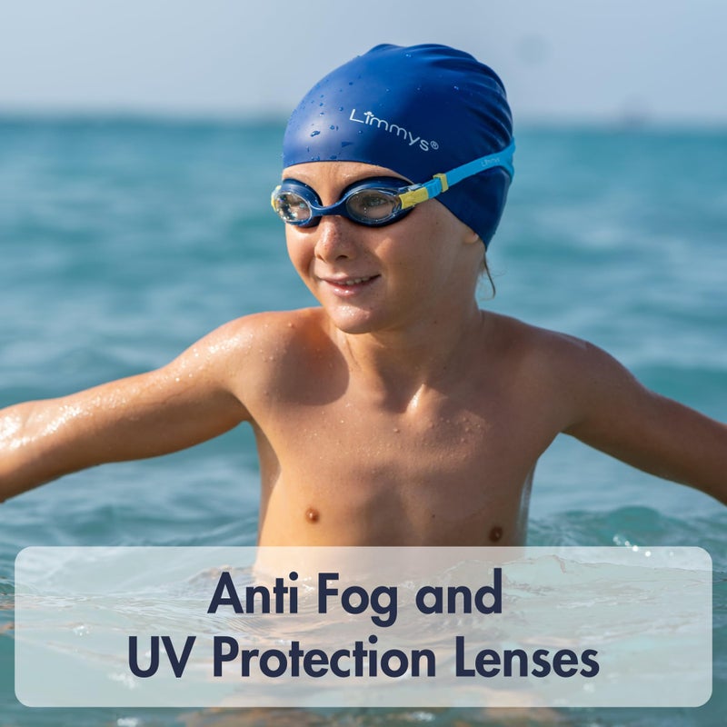 Limmys Premium Kids Swimming Goggles â€“ Anti-Fog Swim Goggles with UV Protection, Leak-Proof Seal & Adjustable Strap â€“ Includes Storage Case - Image 4