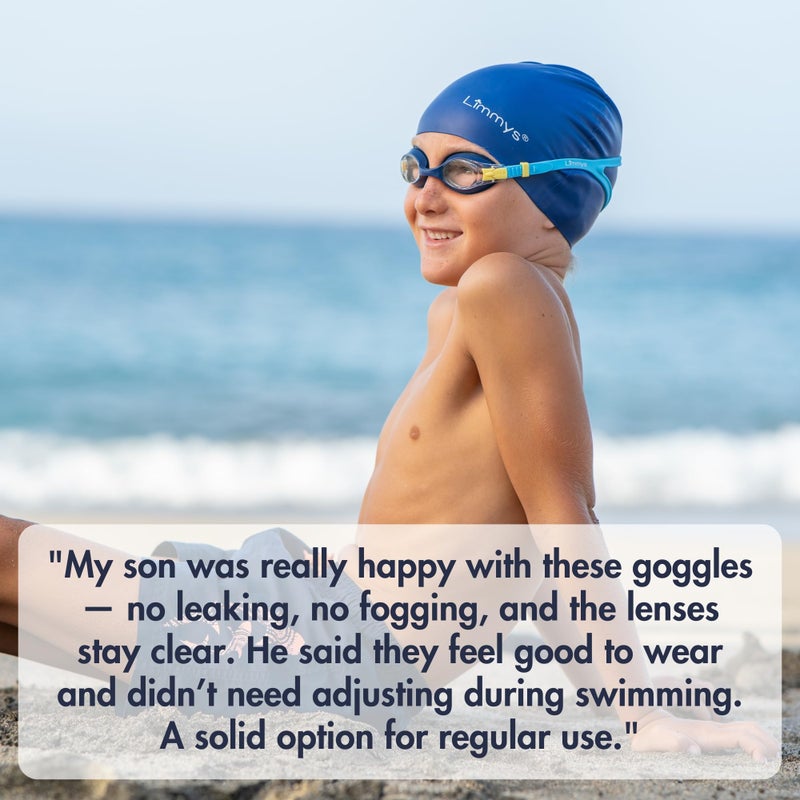 Limmys Premium Kids Swimming Goggles â€“ Anti-Fog Swim Goggles with UV Protection, Leak-Proof Seal & Adjustable Strap â€“ Includes Storage Case - Image 5