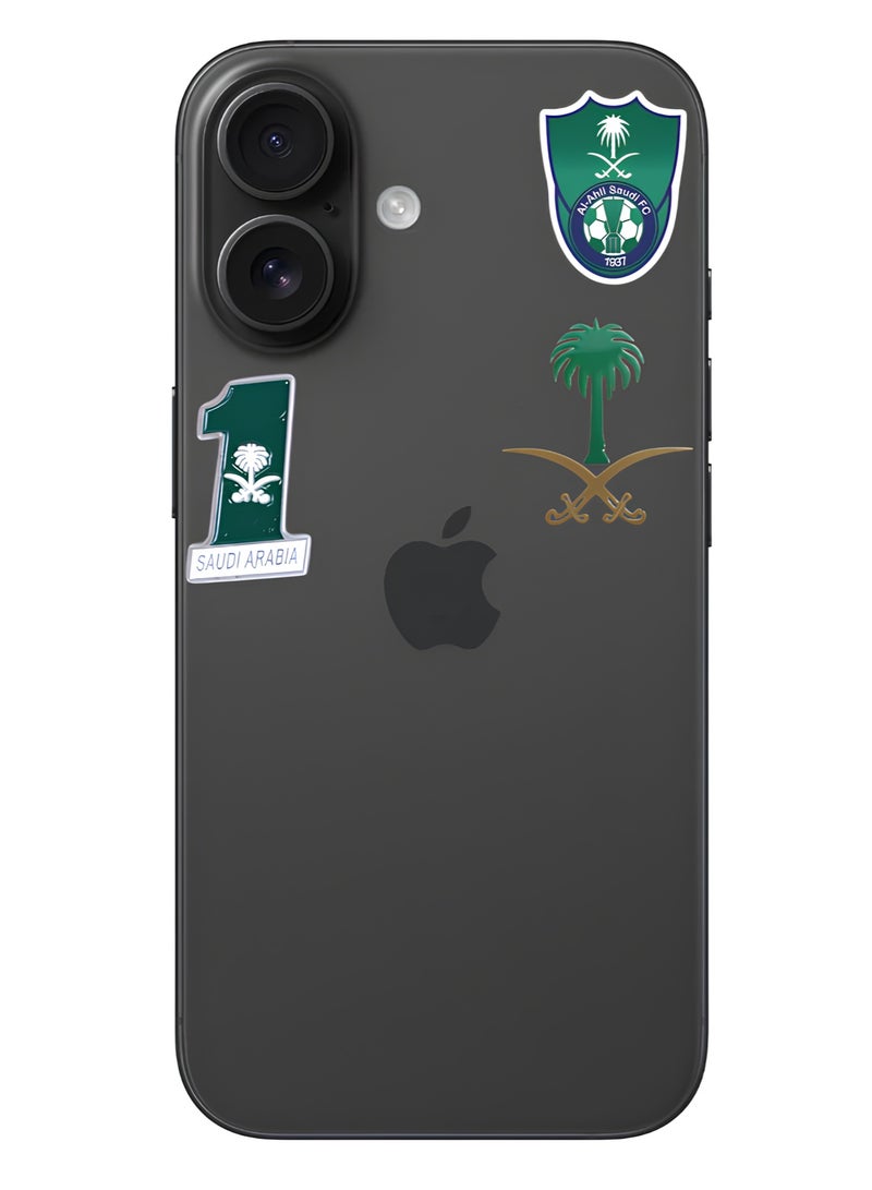 ملصقات جوال معدنية