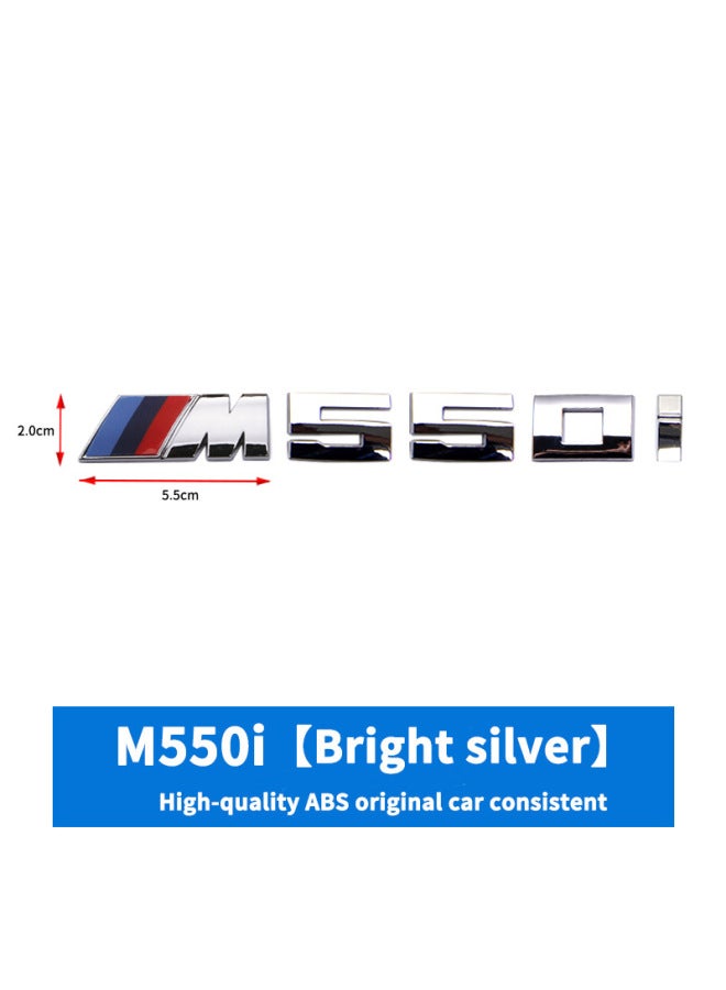 Suitable For Bmw X5m50i Labeling X3m40d Modified X6m50d Sports Word Label X7m60i Rear Digital Stickers