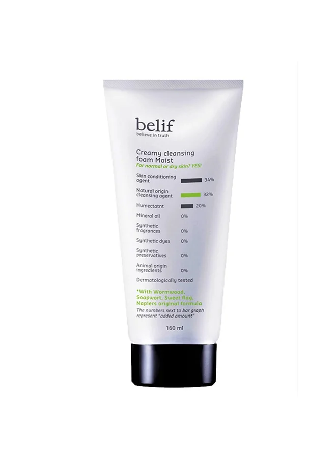 ذا فيس شوب belif Creamy cleansing foam moist