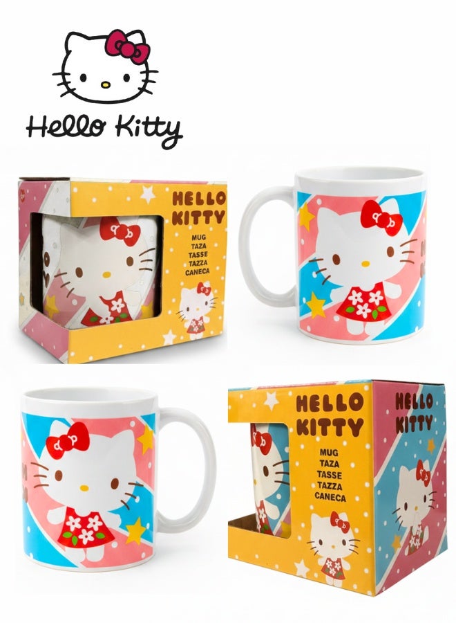 STOR Hello Kitty Red Dress Ceramic Mug In Gift Box 325 ml - Image 3