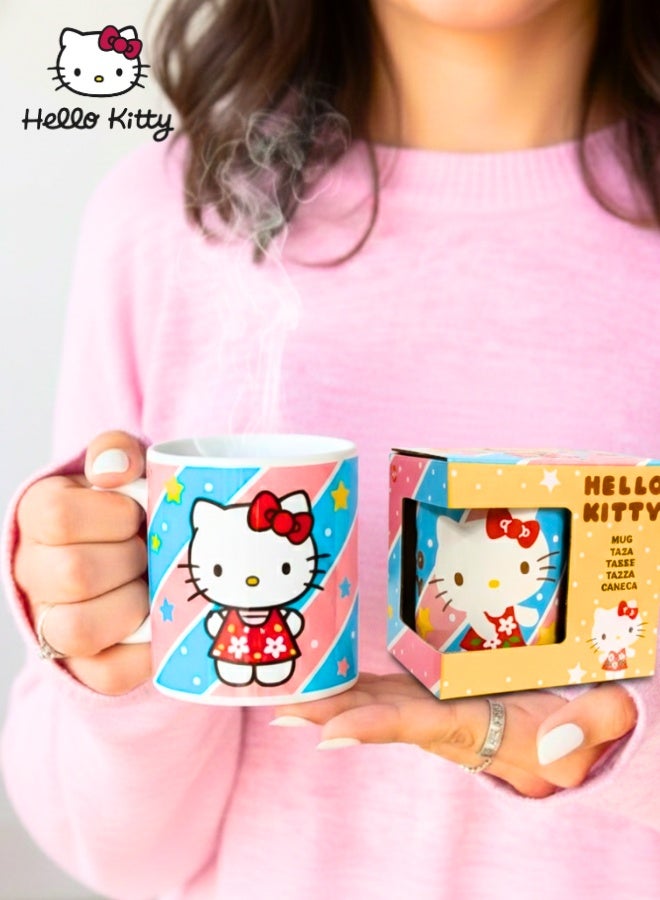 STOR Hello Kitty Red Dress Ceramic Mug In Gift Box 325 ml - Image 4