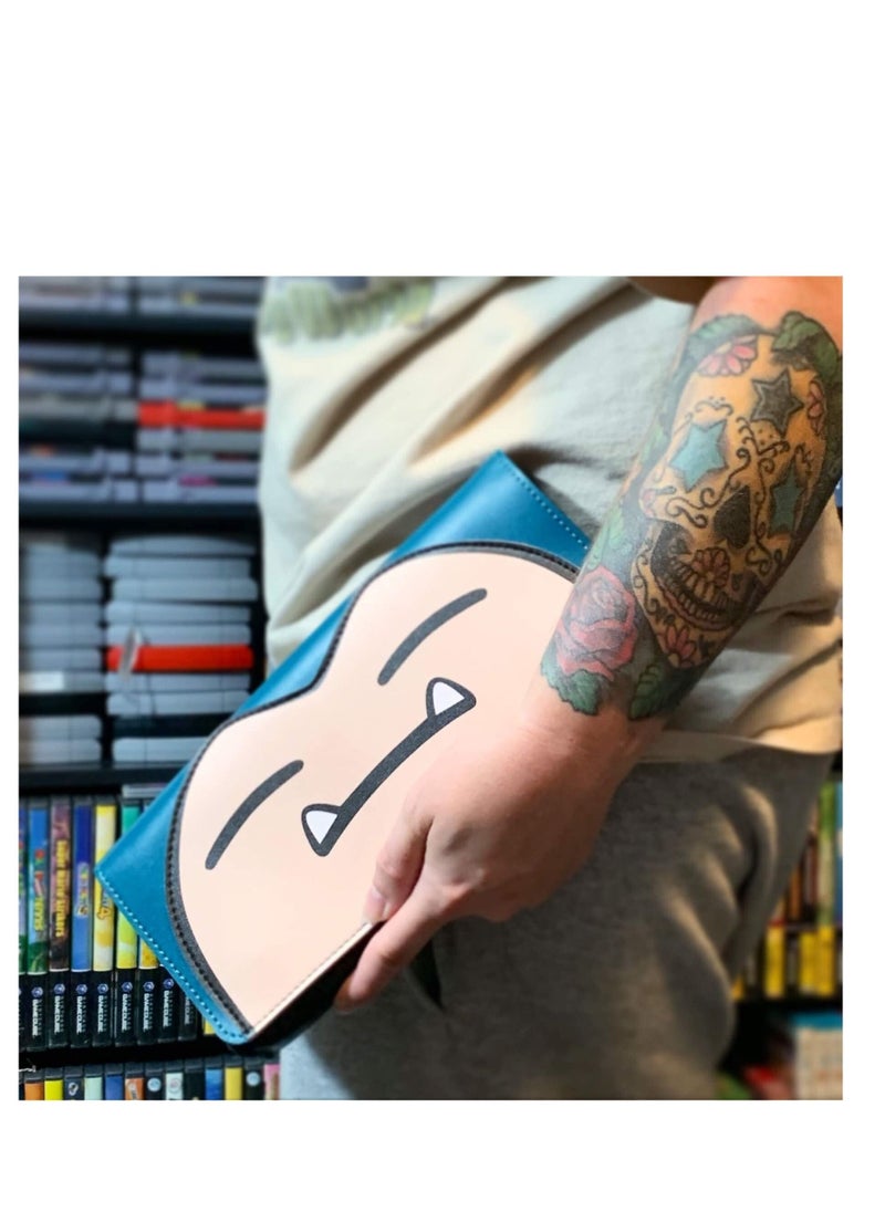 SYOSI Case Compatible with Nintendo Switch Switch Case for Switch/Switch OLED, Protective Case Anti-Scratch Cute Leather Travel Carrying Clutch with Game Holder  - Image 3