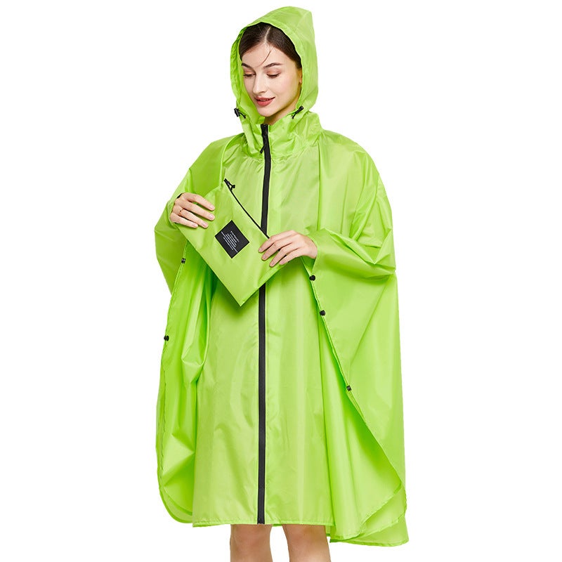 Manufacturer Consignment Japanese And Korean Fashion Thin Cloak Adult Men And Women Raincoat Poncho Backpack Cycling - Image 5