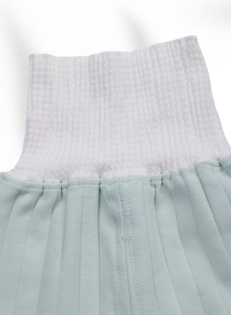 Unisex Organic Cotton Baby 2-Piece Set: Button-Up Top & Elastic Waist Pants for 6-24 Months - Daycare & Play  - Image 4