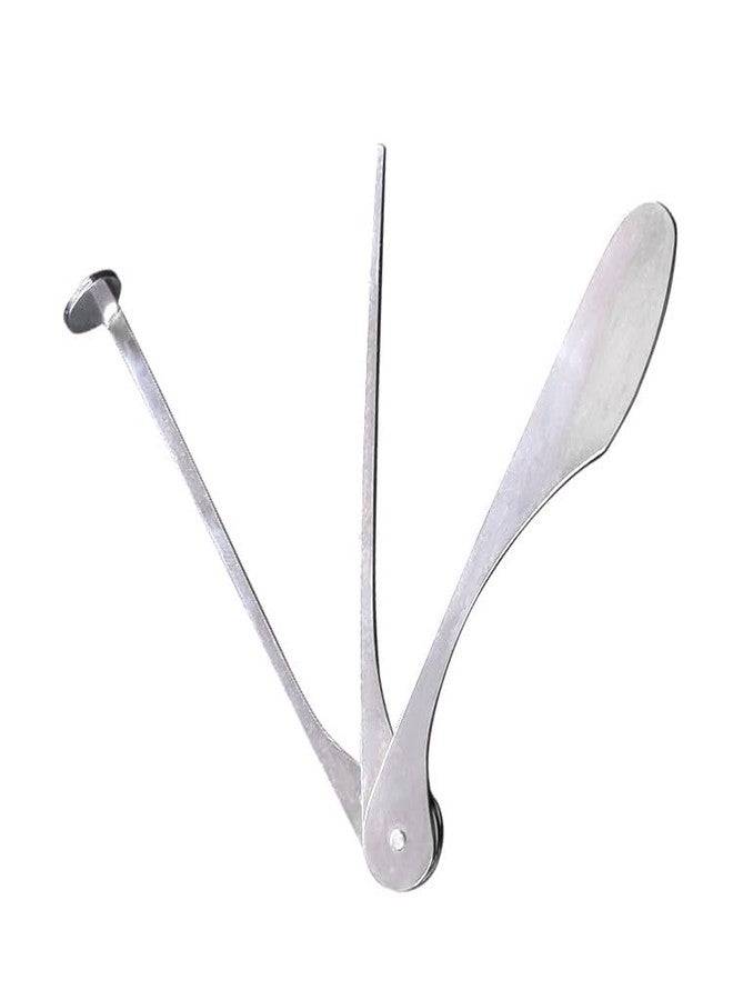 Jinshining 1pc Silver Pipe Tamper Tool,Strong and Long-Lasting Pipe Reamer Tool,Stainless Steel Pipe Cleaner Cleaning Tool,Reamers Tamper Tool Practical,Tobacco Pipes and Accessories - Image 1