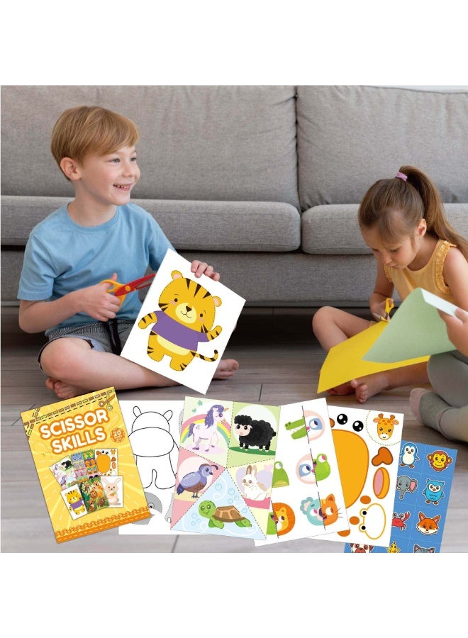 Capstro Animal Paper-Cut Book – Fun DIY Cutting Craft Workbook for Kids | Early Learning Scissor Skills Activity with Cute Animal Patterns | Creative Preschool Craft Book for Ages 4–6 - Image 3