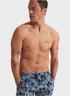 JUNE Patterned Swim Shorts  - Image 1