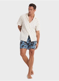 JUNE Patterned Swim Shorts  - Image 5